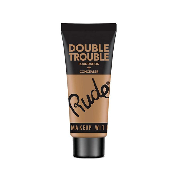 Rude  Double Trouble Foundation  Concealer  Ivory
