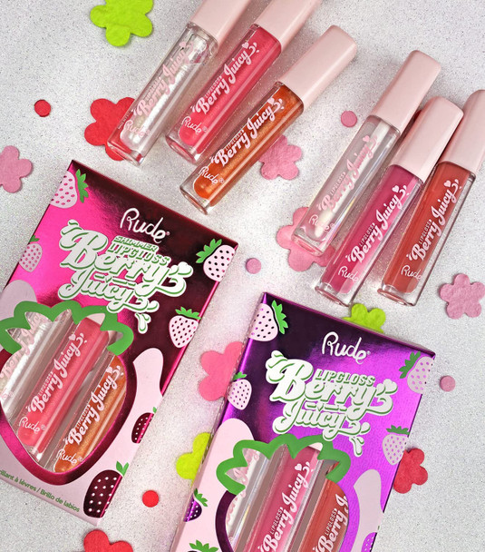 Rude  Berry Juicy Lip Gloss  Crystalize