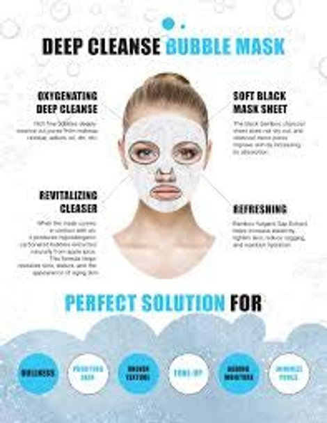 RUDE Fizz Bizz Cleanse Bubble Mask  5 Pieces