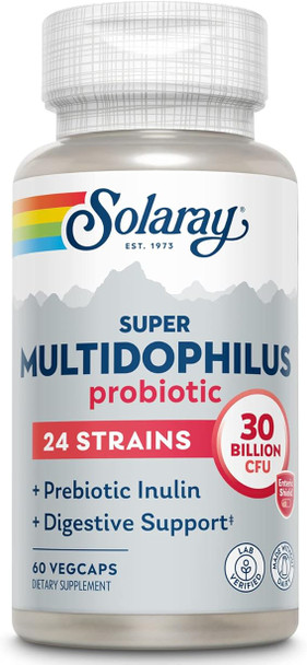 Multidophilus 24, Super 30 bil Solaray 60 VCaps Multidophilus 24, Super 30 bil Solaray 60 VCaps