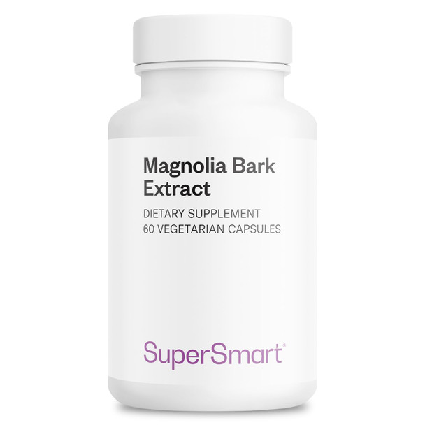 Supersmart  Magnolia Bark Extract 300 mg Per Day  Powerful Antioxidant  Stress Relief  Emotional Boost  NonGMO  Gluten Free  60 Vegetarian Capsules Supersmart  Magnolia Bark Extract 300 mg Per Day  Powerful Antioxidant  Stress Relief  Emotional Boost  NonGMO  Gluten Free  60 Vegetarian Capsules