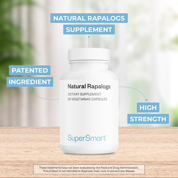 Supersmart  Natural Rapalogs  with Meriva  White Willow Standardized to 25 Salicin  Anti Aging  Inhibitors of mTOR  NonGMO  90 Vegetarian Capsules