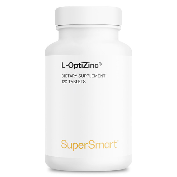Supersmart  LOptiZinc  30 mg Per Day  Zinc  Antioxidant Supplement  Support Healthy Respiratory System  NonGMO  Gluten Free  120 Tablets Supersmart  LOptiZinc  30 mg Per Day  Zinc  Antioxidant Supplement  Support Healthy Respiratory System  NonGMO  Gluten Free  120 Tablets