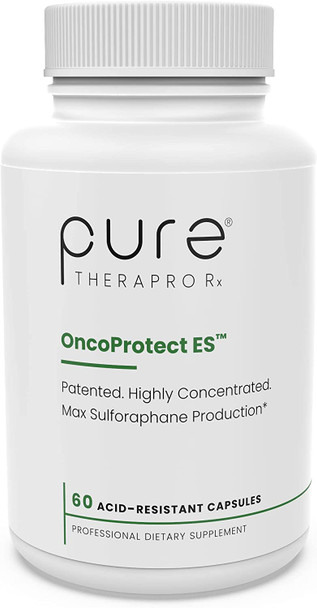 OncoProtect ES HIGH DOSE 60 VCaps  100mg of Glucoraphanin truebroc Per Capsule  truebroc was Extensively Studied at Johns Hopkins  Includes Active Myrosinase  Zero Fillers Vegan Pharma Grade