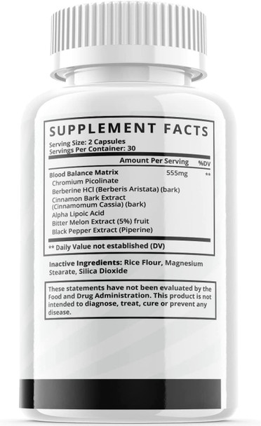 Diabacore Advanced Formula Supplement Diaba Core Pills 1 Pack