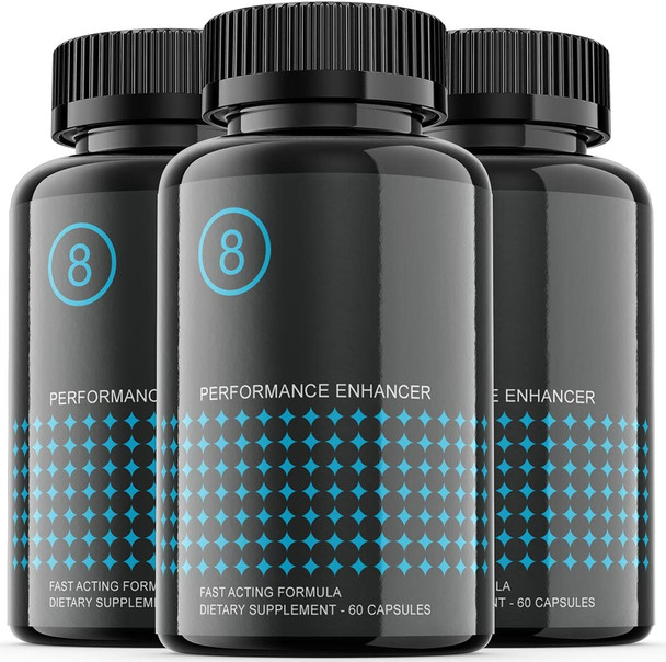 Performer 8 Pills Dietary Supplement For Men 3 Pack