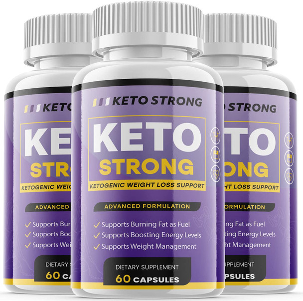 Keto Strong Advanced Formula Ketosis Pills 3 Pack