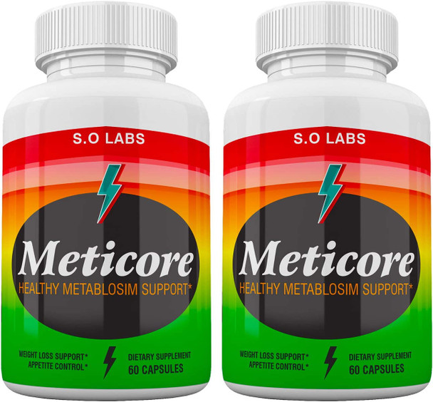 2 Pack Official Meticore Weight Management Metabolism Supplement Pills Reviews Prime Manticore Pill Booster 120 Capsules