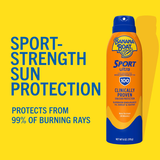 Banana Boat Sport Ultra SPF 100 Sunscreen Spray 6oz