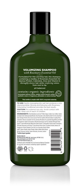 Avalon Organics Shampoo Rosemary 11 Ounce