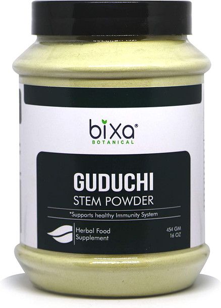 Guduchi Powder  Giloy / Tinospora Cordifolia 1 Pound16 Oz  Excellent Immunity Modulator  Natural Herbal Supplement for Decrease Toxicity in Body  Blood Purifier  Support Immunity