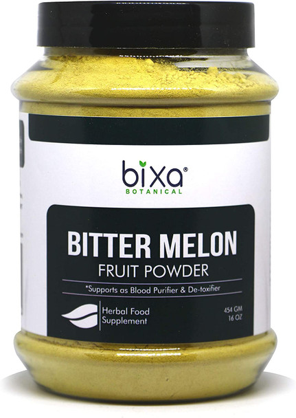 Bitter Melon Powder  1 Pound / 16 Oz Momordica Charantia/Karela Fruit Powder  Ayurvedic herb for Blood Sugar Control  Improves Liver Function  Herbal Supplement for Skin and Stomach