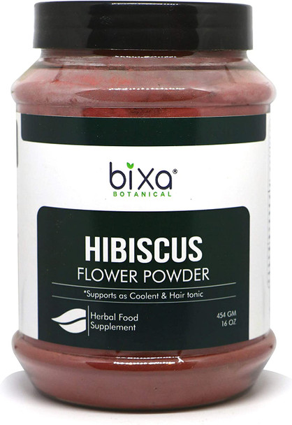 Hibiscus Powder Hibiscus Rosa Sinensis 1 Pound 16 Oz Natural Coolant and Refrigerant  Internally Useful for Skin Problem and Blood Purifier  Externally Useful As Hair Tonic Herbal Supplement