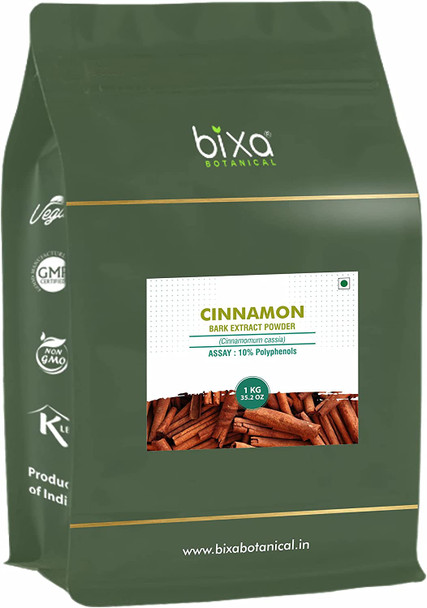 Cinnamon Dry ExtractDALCHINI 10 POLYPHENOLS by UV 1 KG Bixa Botanical