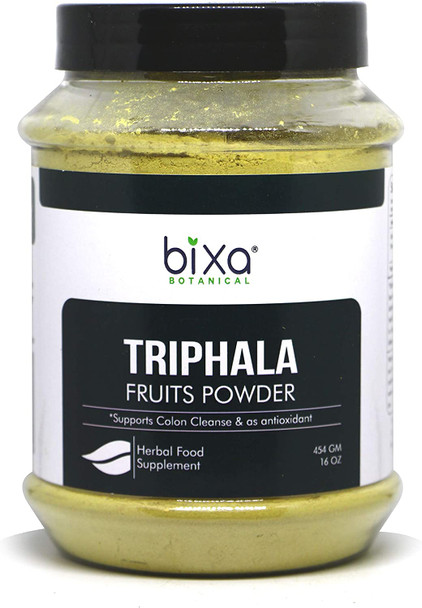 Triphala Powder1 pound/16 Oz HaritakiBibhitakiAmalakiNatural AntiOxidant Ayurvedic herbal supplement for Blood purifierStrengthening the hair rootshealthy digestion  absorption  Prime Deal