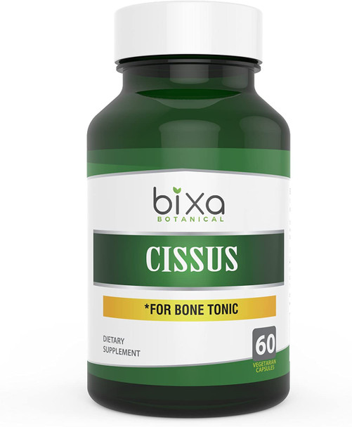 Bixa Botanical Cissus Extract Ayurvedic Herb for Bone Tonic Herbal Supplement Veg Capsules 60 Count 450mg