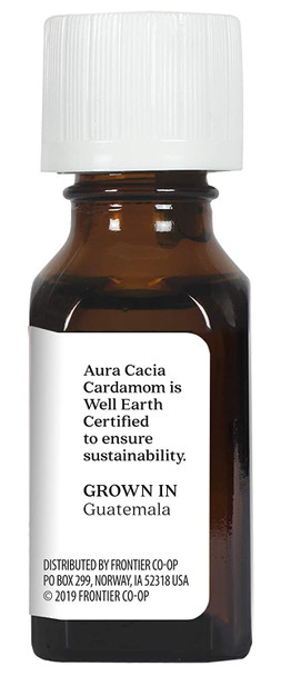 Aura Cacia Pure Cardamom Essential Oil 0.5 fl. oz. Elettaria cardamomum