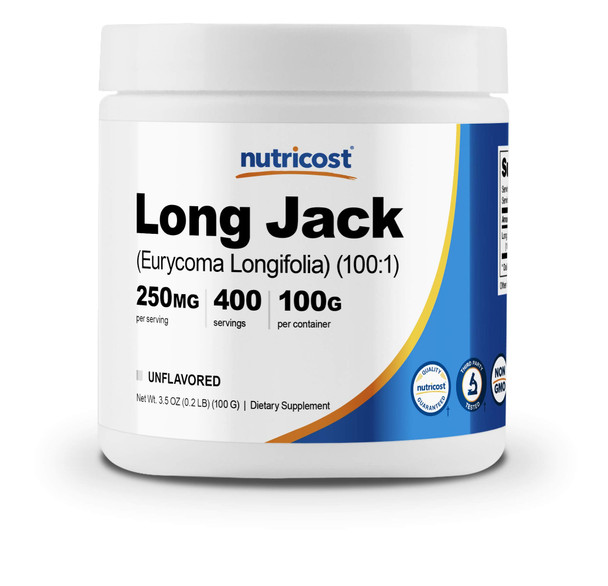 Nutricost LongJack (Eurycoma Longifolia) 100:1 Extract Powder 100 Grams