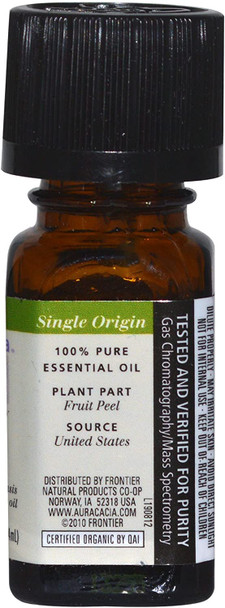 Organic Essential Oil Orange Sweet 0.25 fl Ounce Liquid