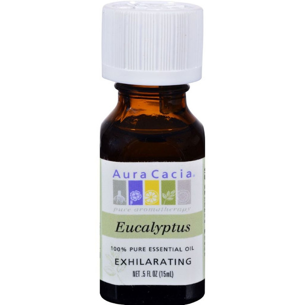 Aura Cacia Pure Essential Oil Eucalyptus  0.5 fl oz Aura Cacia Pure Essential Oil Eucalyptus  0.5 by Aura Cacia