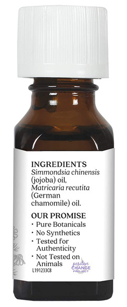 Aura Cacia German Chamomile Essential Oil in jojoba Oil  0.5 fl. oz.  Matricaria recutita