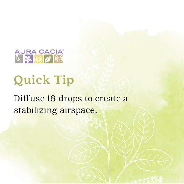 Aura Cacia 100 Holy Basil Tulsi Essential Oil  Organic GC/MS Tested for Purity 7.4 ml 0.25 fl. oz. Ocimum sanctum