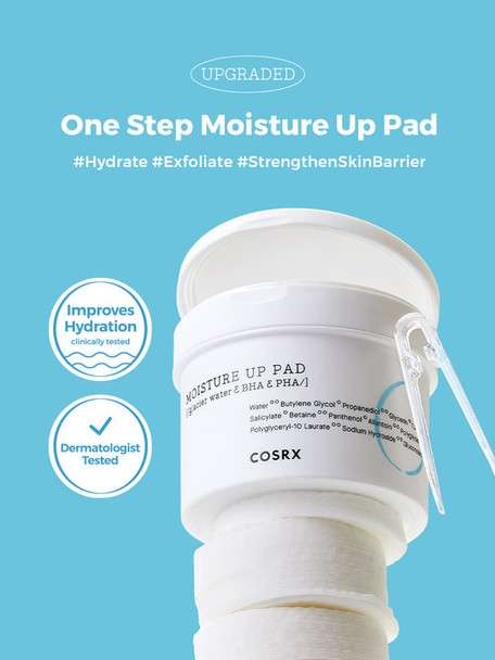 Cosrx One Step Moisture Up Pad 70 Pads