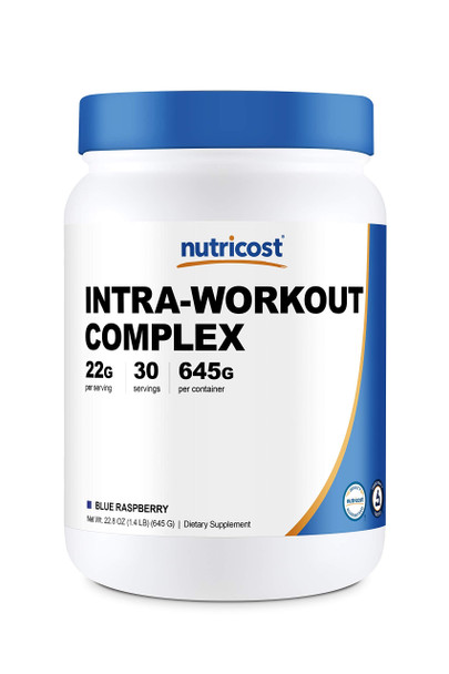 Nutricost Intra-Workout Powder, 30 Servings (Blue Raspberry) - Non-GMO, Gluten Free, Intraworkout Supplement