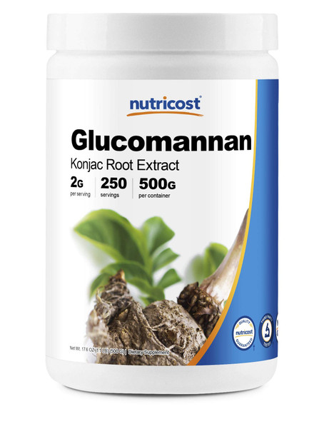 Nutricost Glucomannan Powder 500 Grams Nutricost Glucomannan Powder 500 Grams