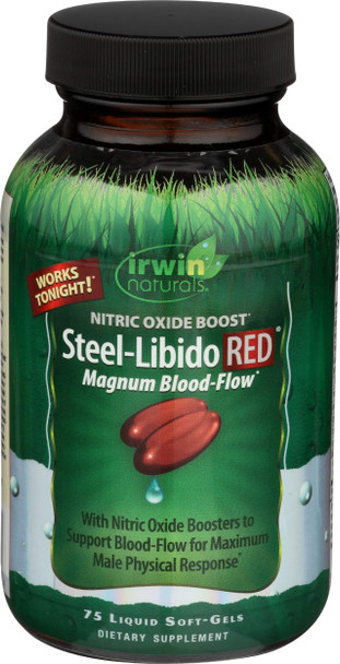 Irwin Naturals Steel-libido Red, 75 Count
