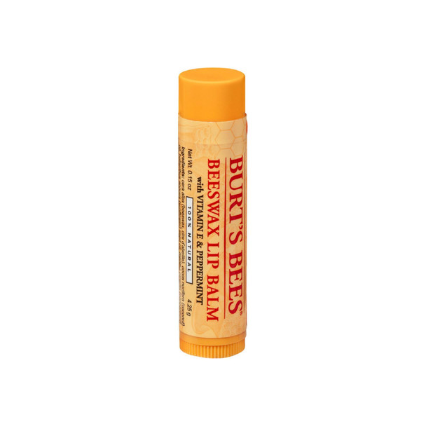 Burt's Bees Beeswax Lip Balm with Vitamin E & Peppermint  0.15 oz