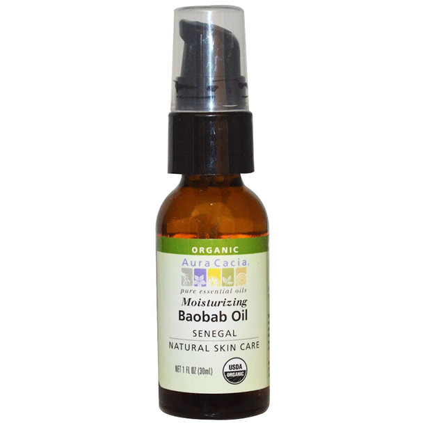 Baobab Oil Certified Organic Aura Cacia 1 oz Oil