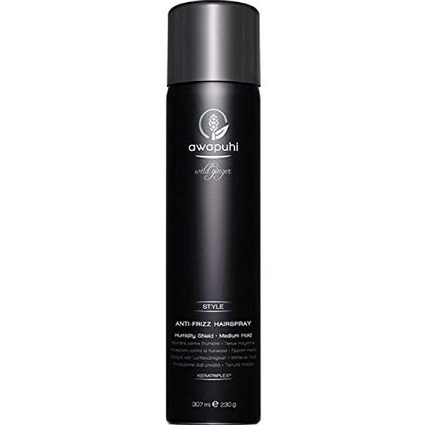 Paul Mitchell Awapuhi Wild Ginger Anti-Frizz Hairspray - Hair Spray Provides Moisture Protection, Medium Hold Spray Quick Drying, 10 oz