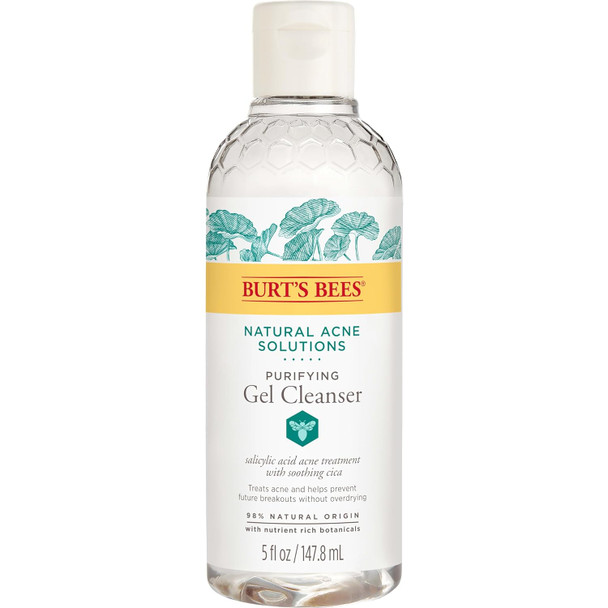 Burt'S Bees Natural Acne Solutions Purifying Gel Cleanser 5 Oz