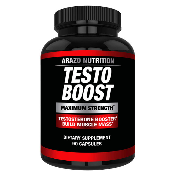 Testoboost - Supplement - Potent & Natural Herbal Pills - Boost Muscle Growthsupplement - Potent & Natural Herbal Pills- Arazo Nutrition