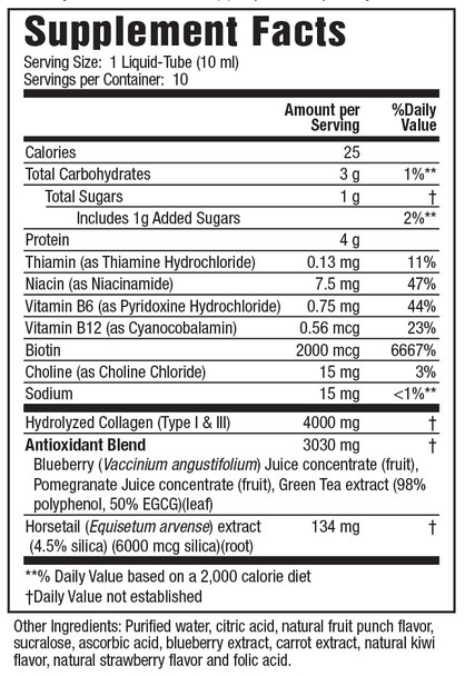 Applied Nutrition Liquid Collagen Skin Revitalization, 10 Count 3.35 Fl Oz (2 Pack)