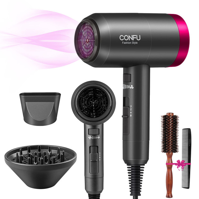 Wavytalk 1875w Blow Dryer Hair Dryer Blow Dryer With Diffuser For Curly Hair Ionic Hair Dryer 