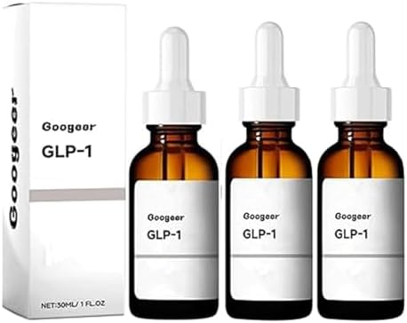 googeer glp-1 3Pcs Glp-1 Slimfuse Satiation Burning Drops,Support Energy Balance