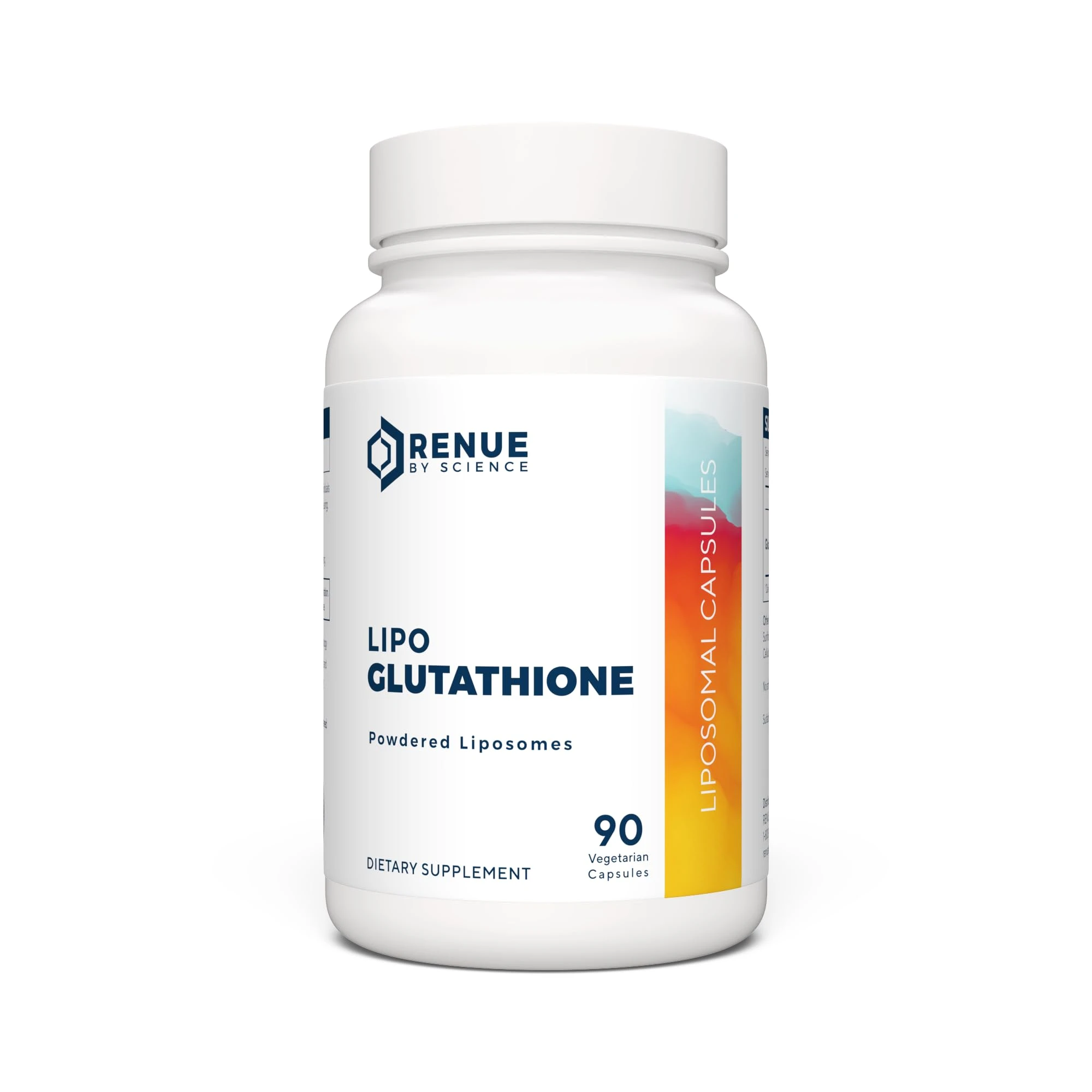 Renue By Science Glutathione | High Strength Supplement | 90 Liposomal  Capsules - 130mg Glutathione per Serving | | Non-GMO