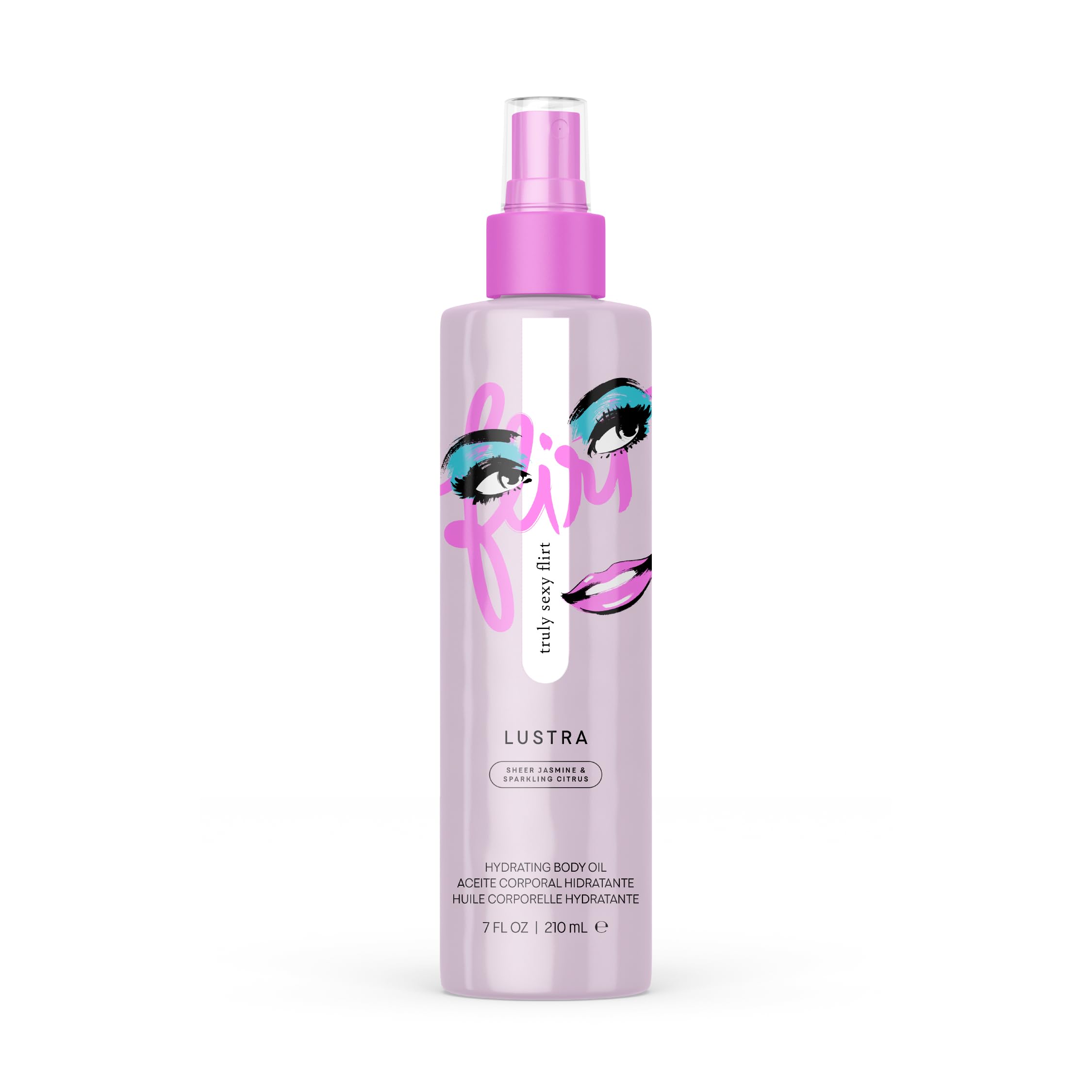 Pure Romance Lustra Hydrating Body Oil - Non-Greasy Aft | Buy at
