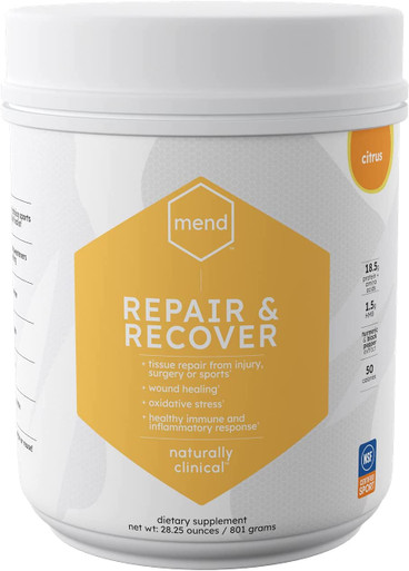 MEND Repair Recover Joint Wound and Bone Fracture Healing Supplement ...