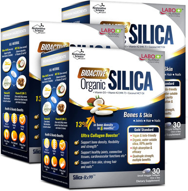 LABO Nutrition Bioactive Organic Silica 99 Purity RiceDerived Silica ...