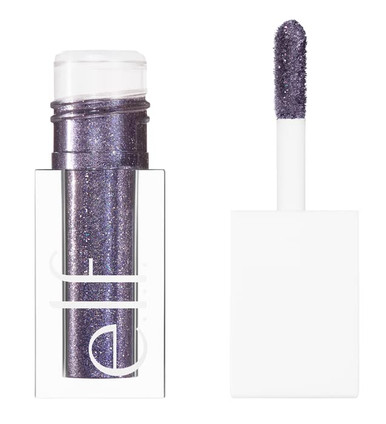 e.l.f. Liquid Glitter Eyeshadow Long Lasting QuickDrying Opaque GelBased  Eyeshadow For Creating HighImpact MultiDimensional Eye Looks Purple Reign  0.10 Fl Oz
