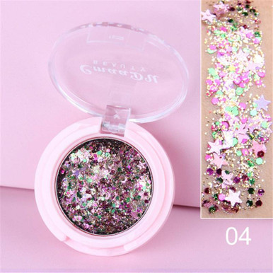 9 Colors Body Glitter Gel For Women & Girls, Glitter Eyeshadow, Easy To  Apply & Remove