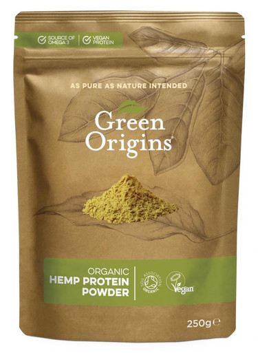 Raw Organic Hemp Protein Powder Isolated On White Stock Photo - Alamy