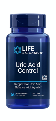Life Extension, Uric Acid Control, 60 Vegetarian Capsules - Kiwla