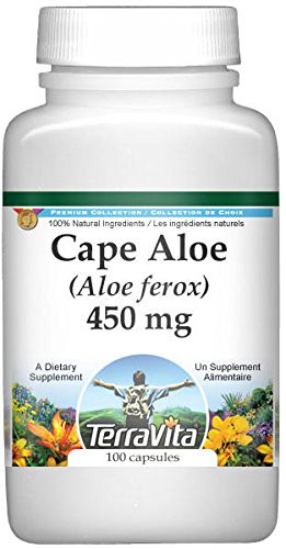 Terravita Cape Aloe (Aloe Ferox) - 450 Mg (100 Capsules, Zin: 514685)
