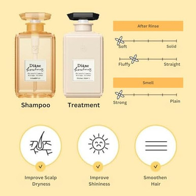 Moist Diane Bonheur Natural Orange Flower Hydrating Hair Shampoo
