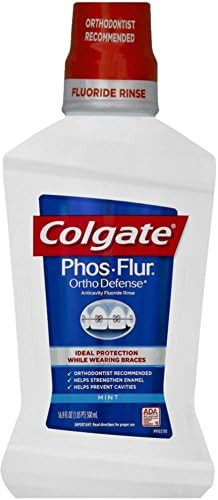 Colgate Phosflur Anticavity Fluoride Rinse Mint 16 Oz (Pack Of 6)