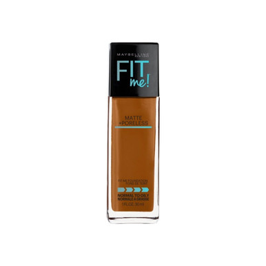 Maybelline Fit Me Matte Poreless Liquid Foundation Makeup, Mocha